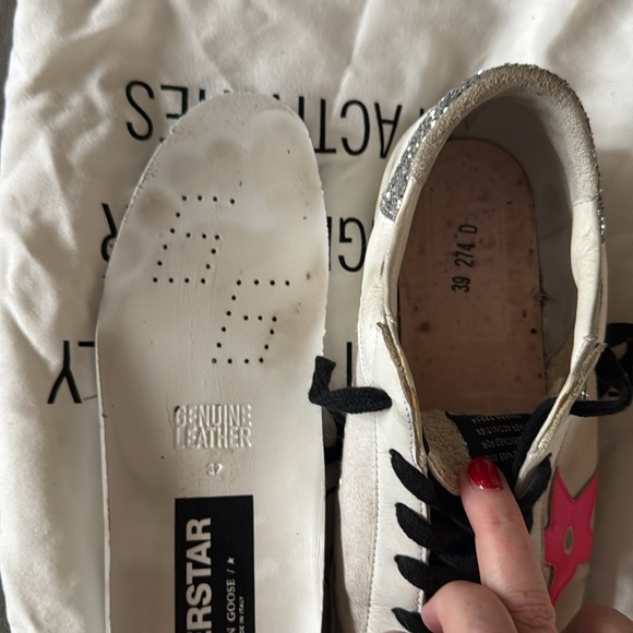 Golden Goose Superstar Sneakers- VGUC. Purchased  Nordstrom- will share receipt - Picture 5 of 11
